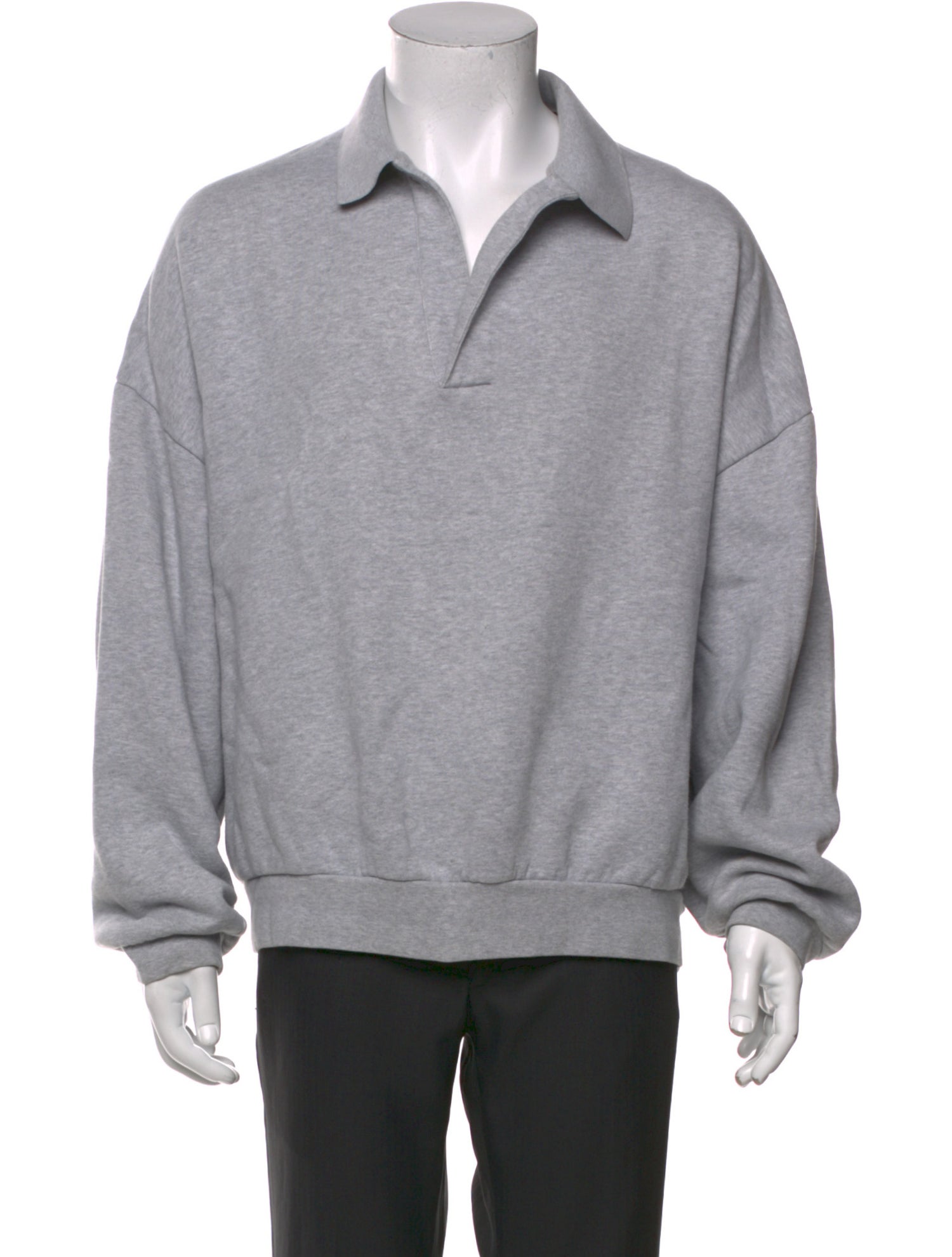 Essentials - Fear of God Signature Logo Collar Polo Sweater