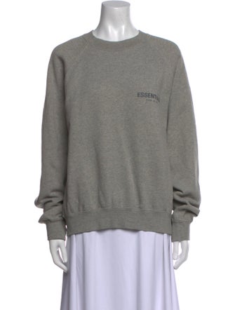 Essentials - Fear of God Graphic Print Crew Neck Sweatshirt