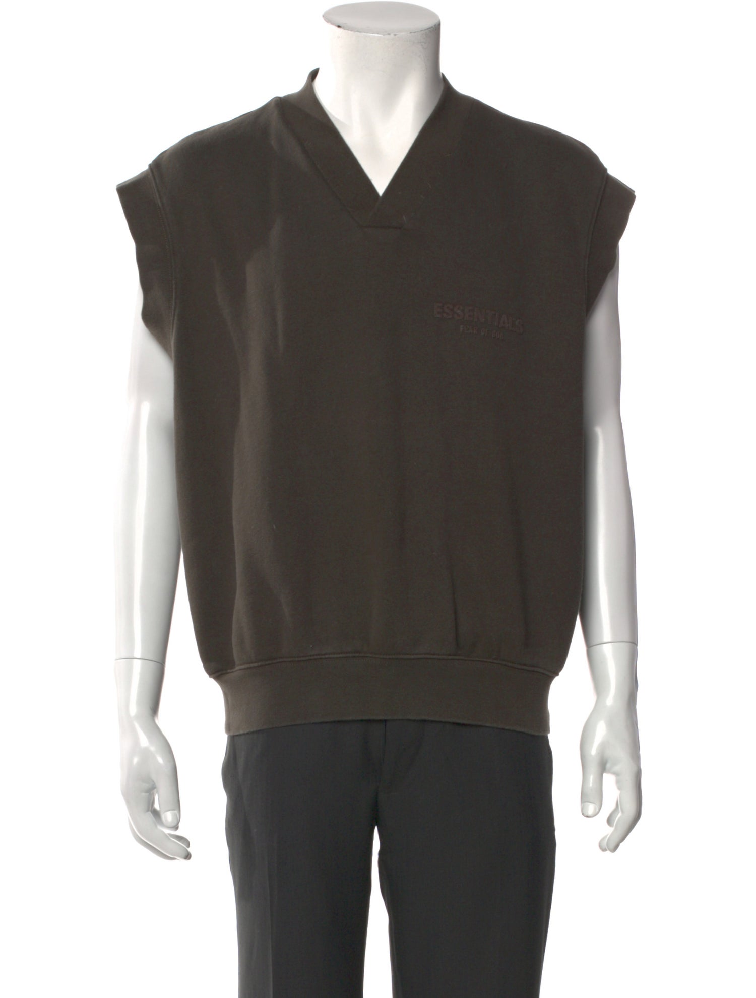 Essentials - Fear of God V-Neck Sleeveless Sweater Vest