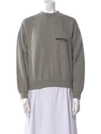 Essentials - Fear of God Graphic Print Crew Neck Sweatshirt