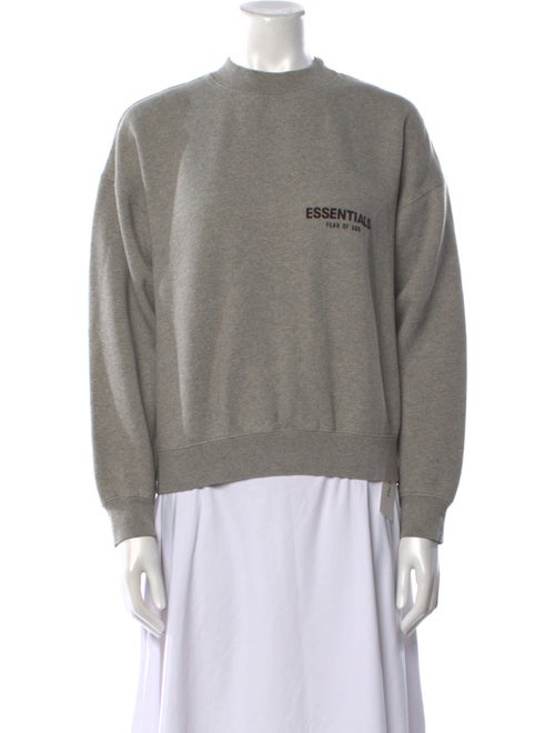 Essentials - Fear of God Graphic Print Crew Neck Sweatshirt