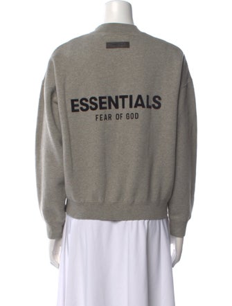 Essentials - Fear of God Graphic Print Crew Neck Sweatshirt