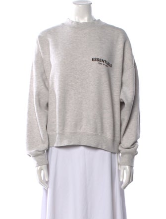 Essentials - Fear of God Graphic Print Crew Neck Sweatshirt