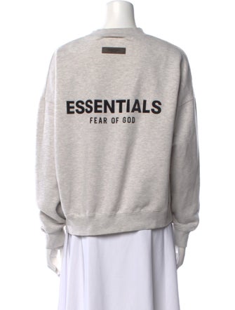 Essentials - Fear of God Graphic Print Crew Neck Sweatshirt