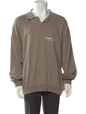 Essentials - Fear of God Graphic Print Collar Sweatshirt