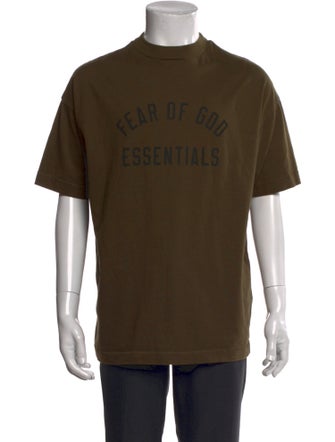 Essentials - Fear of God Graphic Print Short Sleeve Shirt