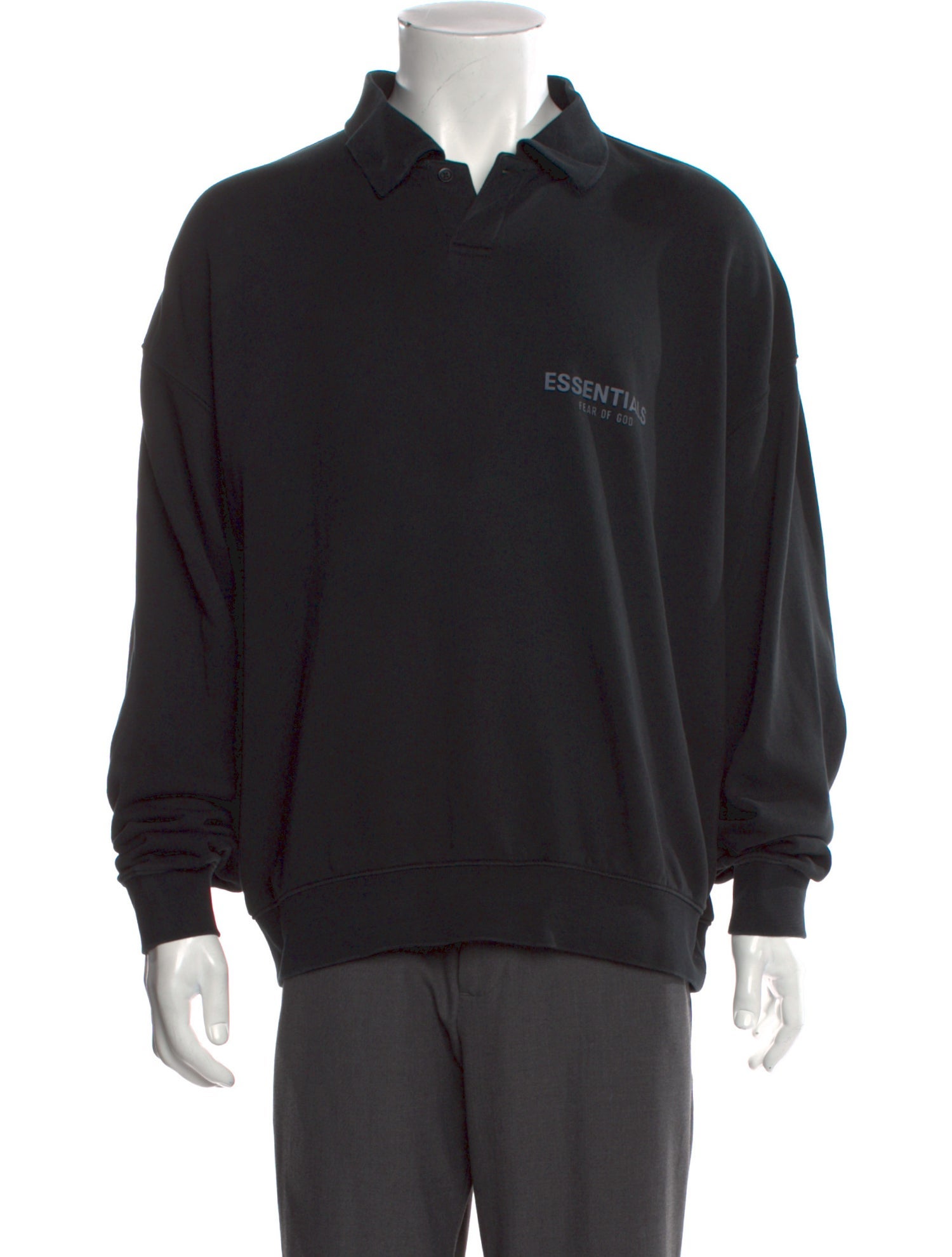 Essentials - Fear of God Graphic Print Collar Sweatshirt