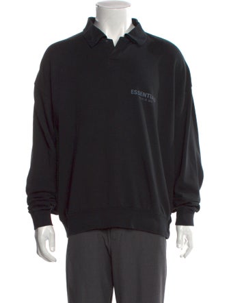 Essentials - Fear of God Graphic Print Collar Sweatshirt