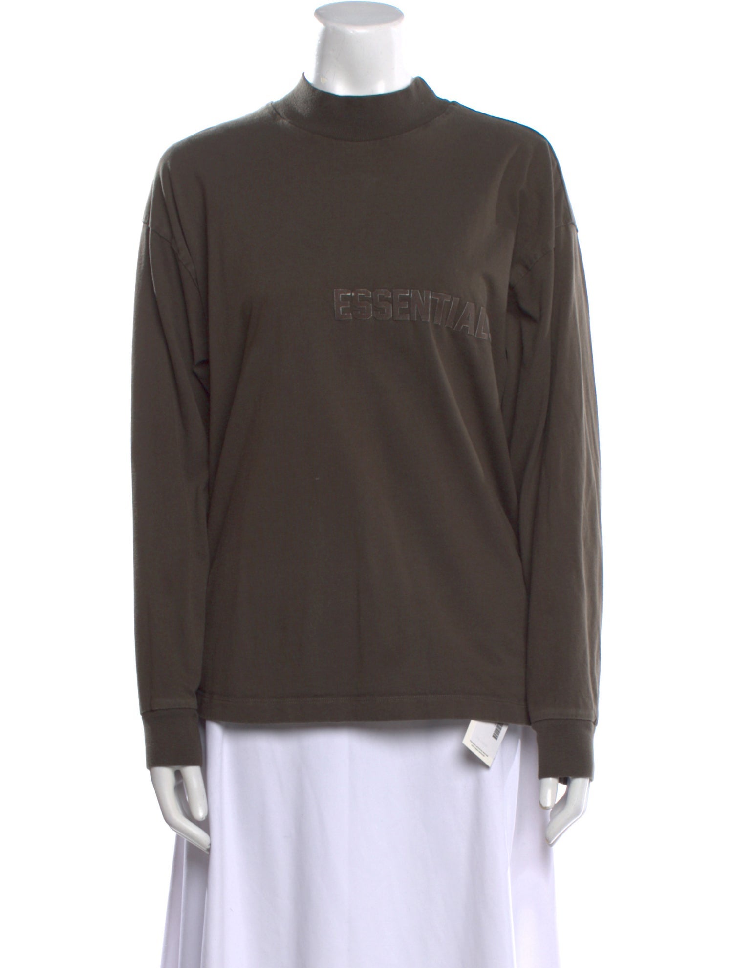 Essentials - Fear of God Mock Neck Long Sleeve Sweatshirt