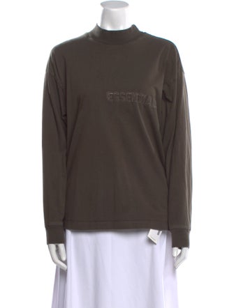Essentials - Fear of God Mock Neck Long Sleeve Sweatshirt