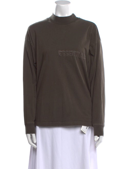 Essentials - Fear of God Mock Neck Long Sleeve Sweatshirt