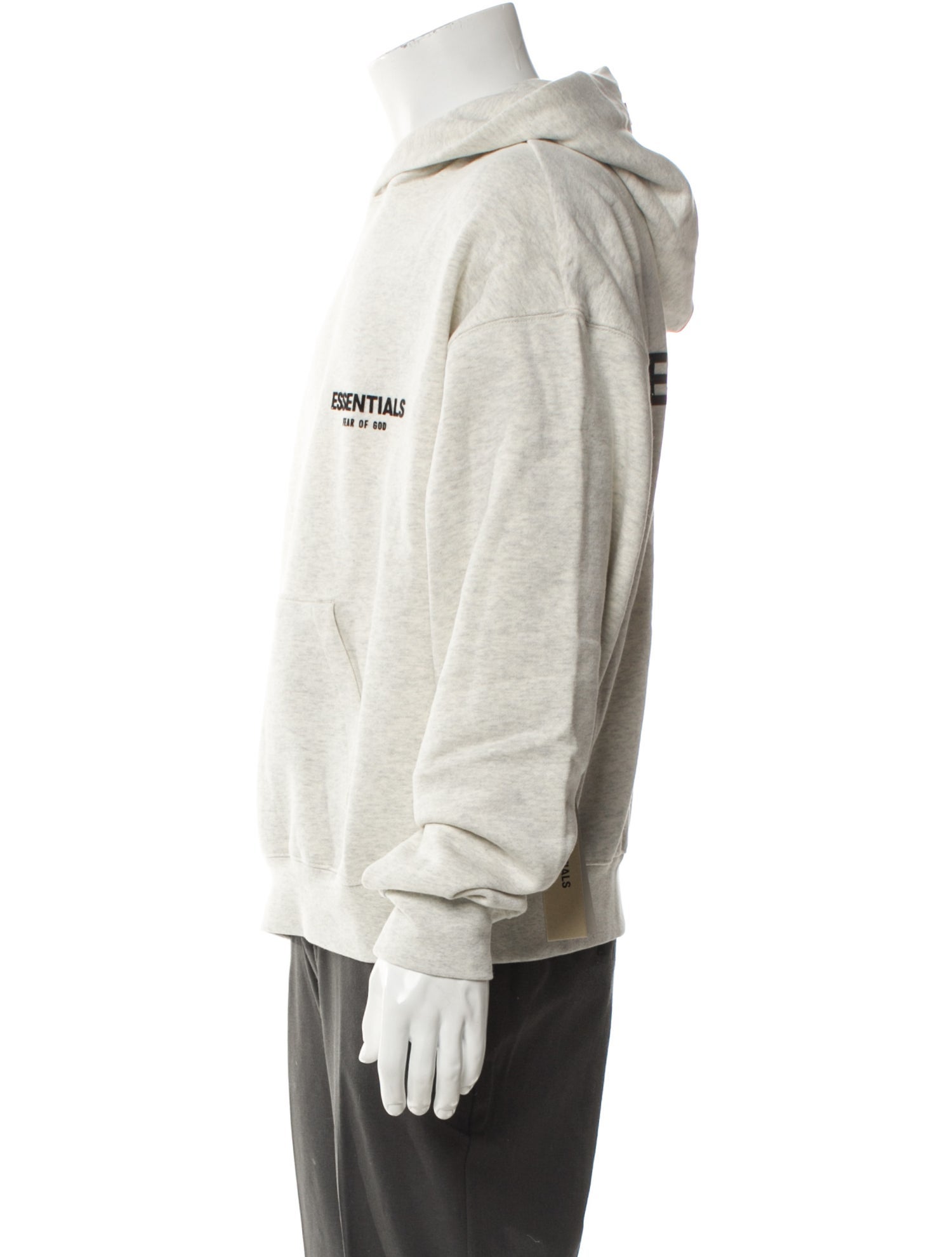 Essentials - Fear of God 2022 Logo Flocked Hoodie w/ Tags