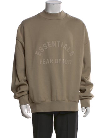 Essentials - Fear of God Graphic Print Crew Neck Sweatshirt