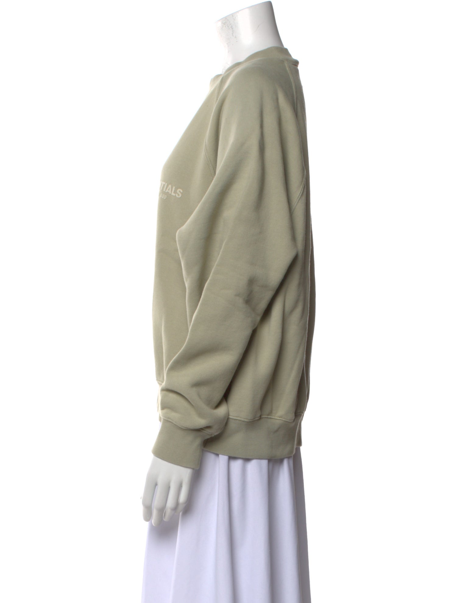 Essentials - Fear of God Crewneck 'Sea Foam' Graphic Print Sweatshirt