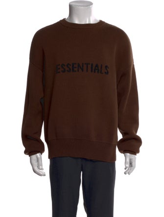 Essentials - Fear of God Graphic Print Crew Neck Pullover