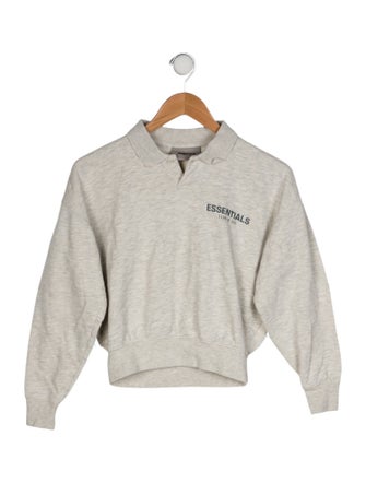 Essentials - Fear of God Kids Logo Polo Sweatshirt