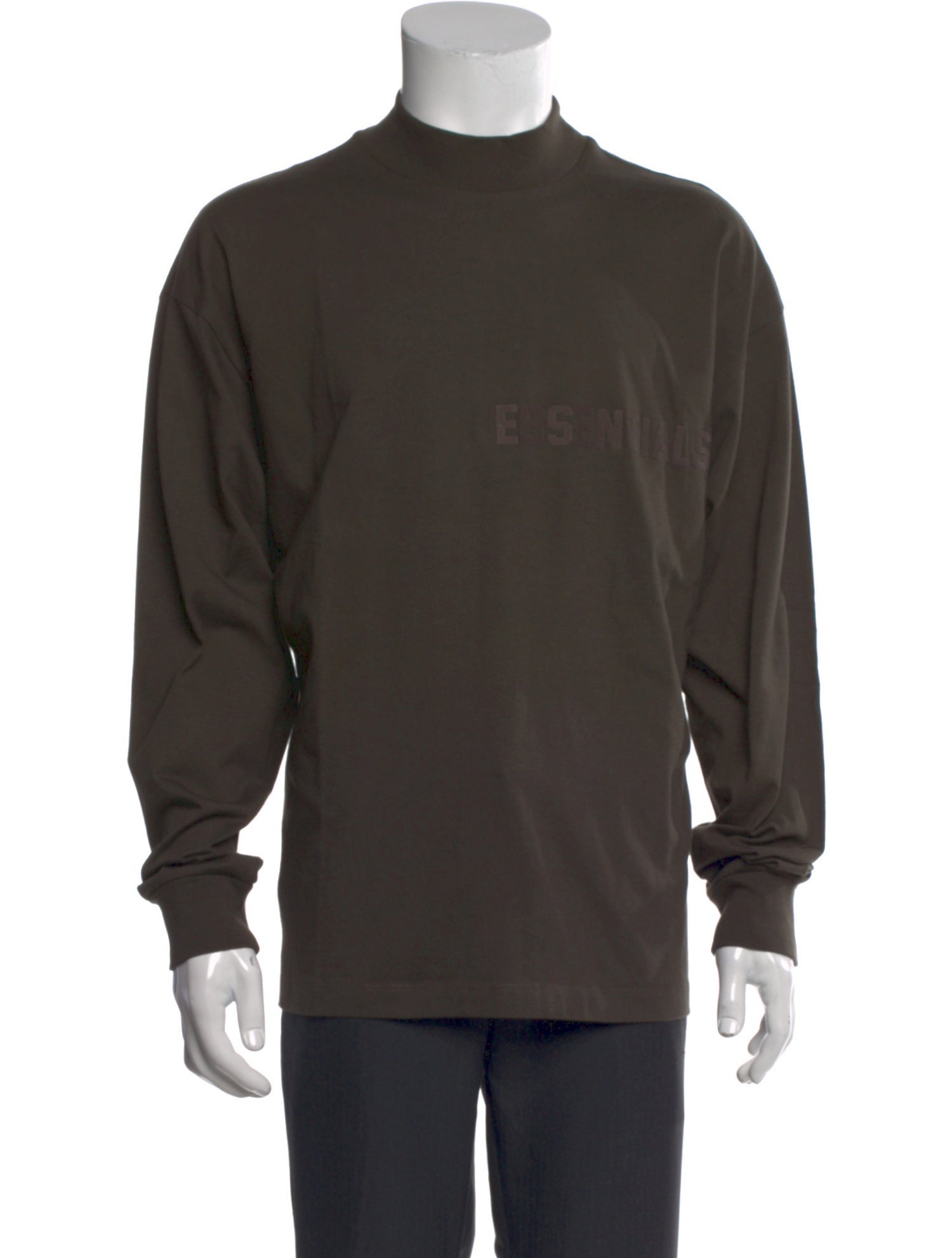 Essentials - Fear of God Mock Neck Long Sleeve T-Shirt