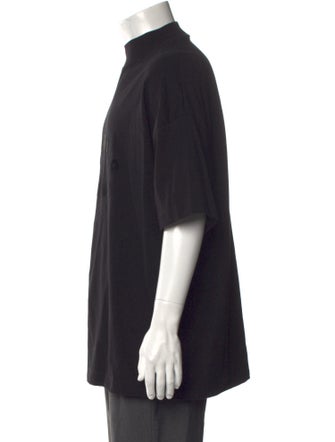 Essentials - Fear of God Graphic Print Mock Neck T-Shirt