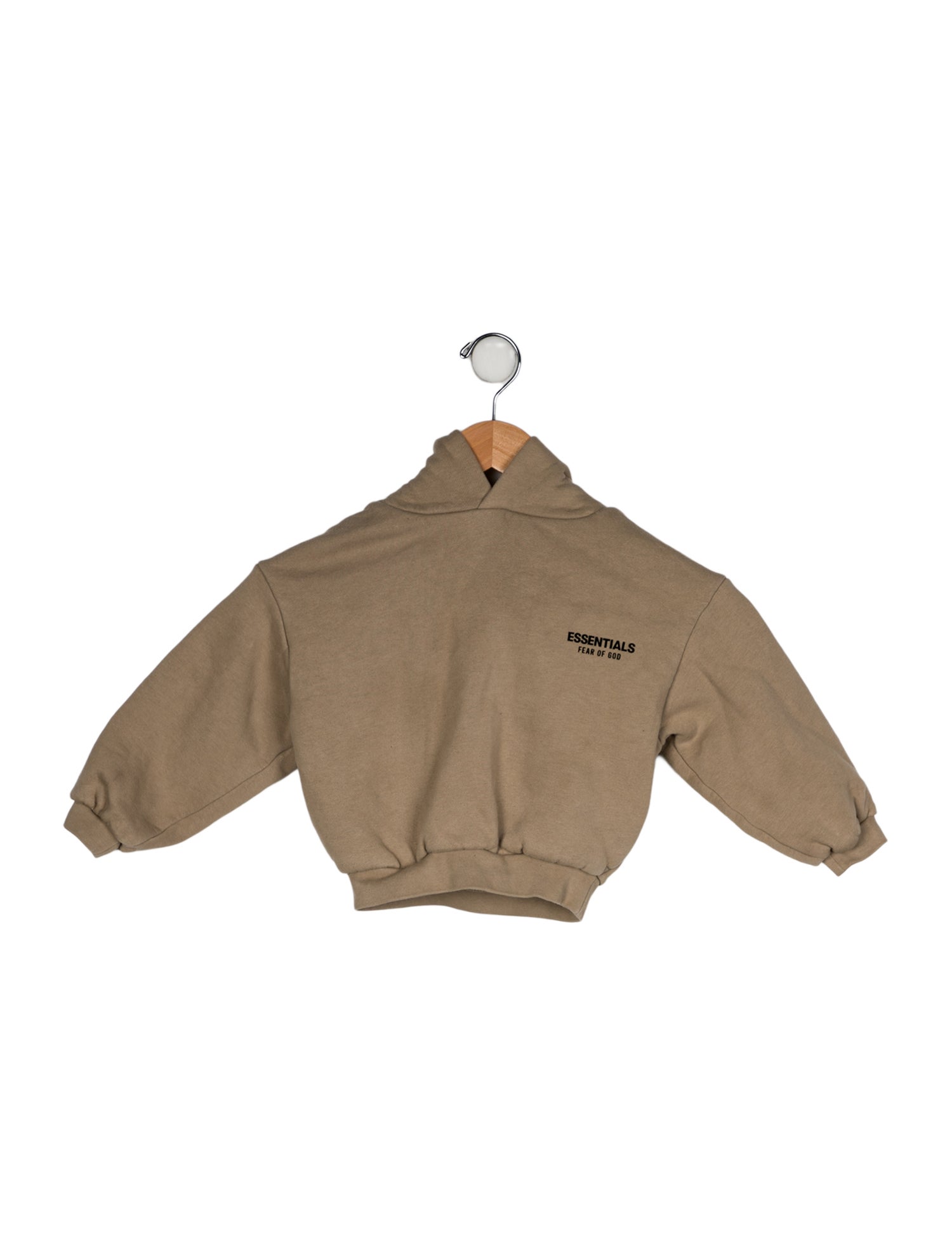 Essentials - Fear of God Kids Logo Flocked Hooded Sweatshirt