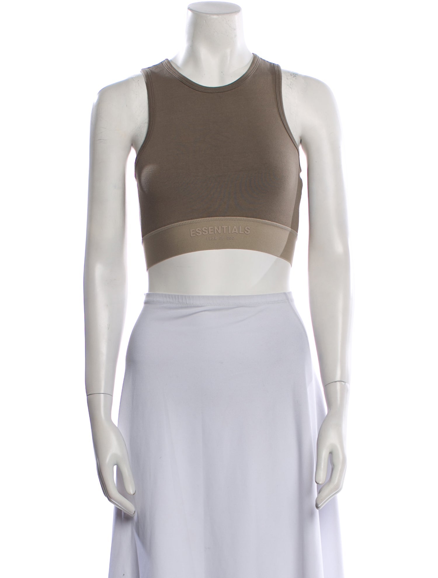 Essentials - Fear of God Crew Neck Sleeveless Crop Top