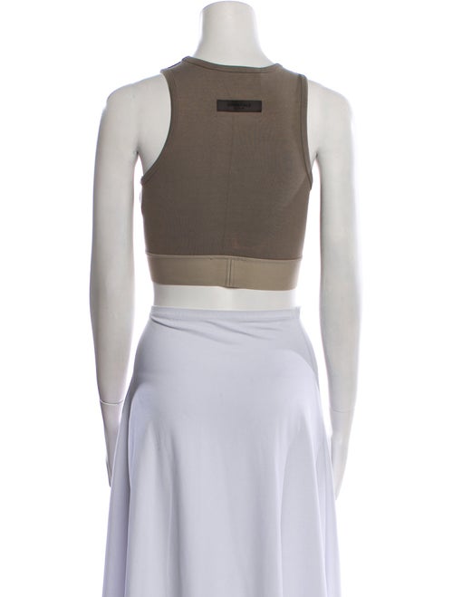 Essentials - Fear of God Crew Neck Sleeveless Crop Top