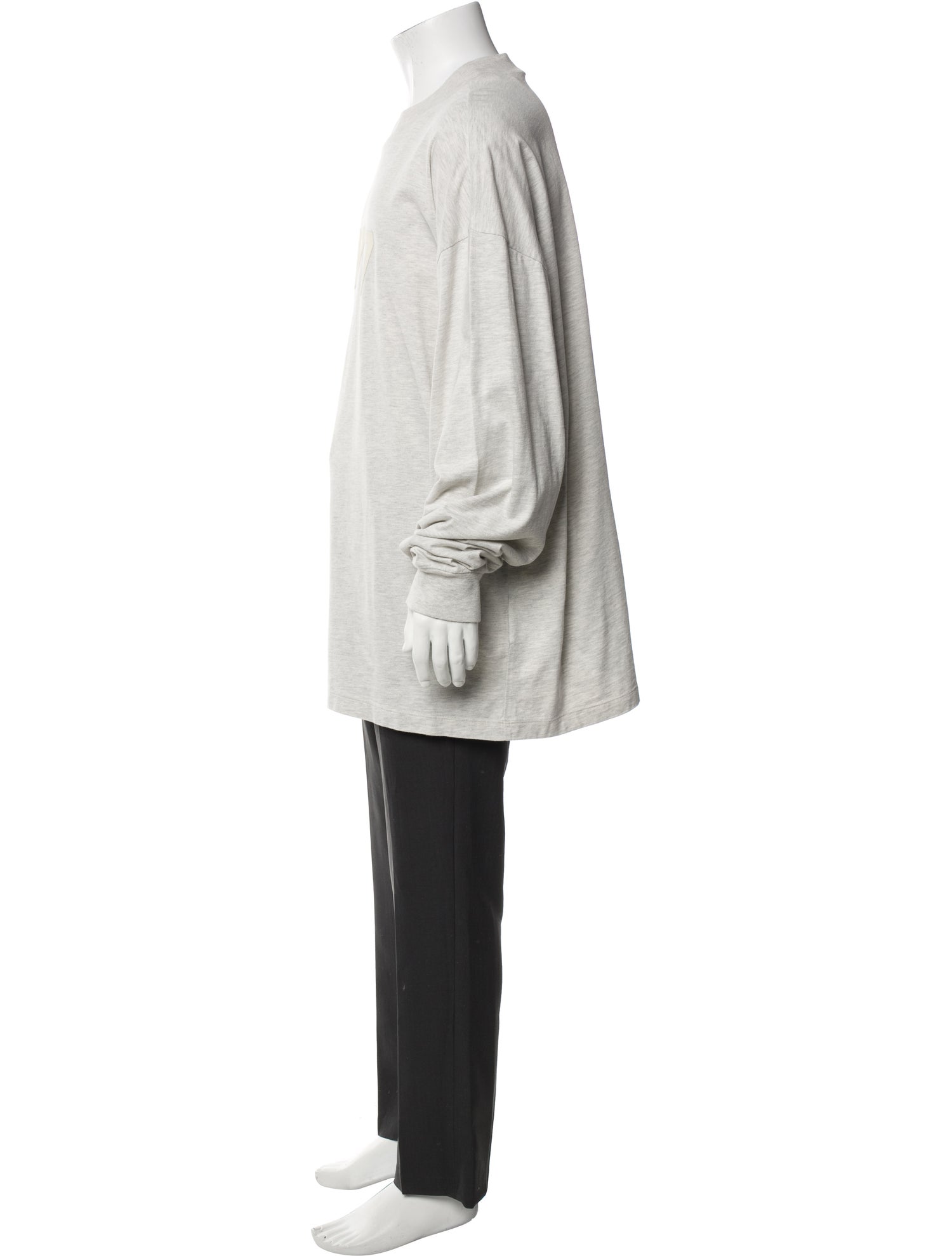 Essentials - Fear of God Graphic Print Scoop Neck Henley