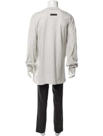 Essentials - Fear of God Graphic Print Scoop Neck Henley