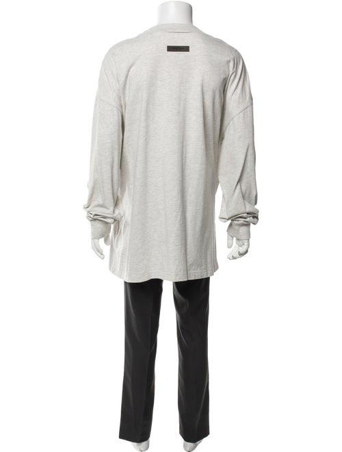 Essentials - Fear of God Graphic Print Scoop Neck Henley