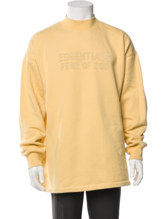 Essentials - Fear of God Graphic Print Mock Neck Pullover