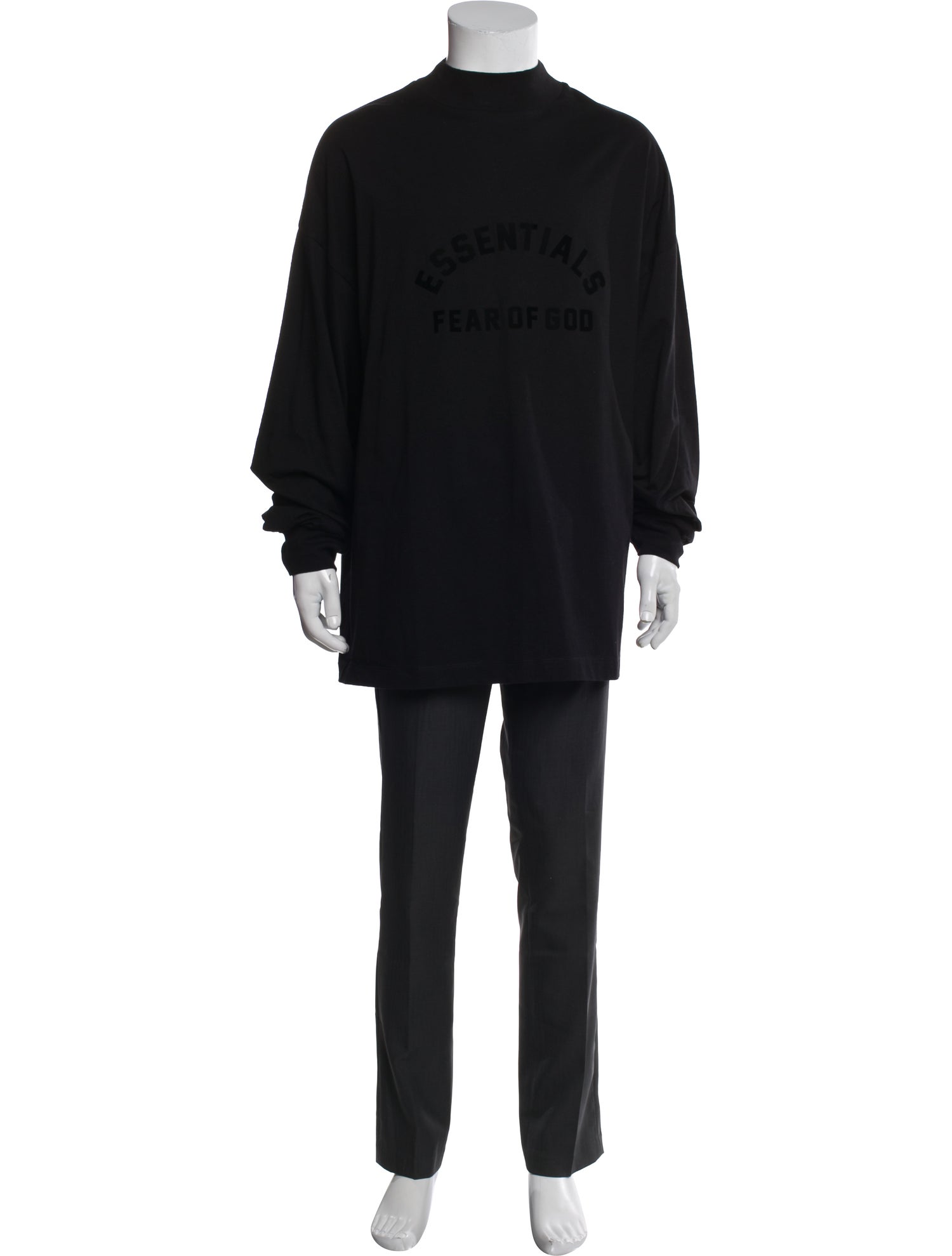 Essentials - Fear of God Mock Neck Long Sleeve Henley