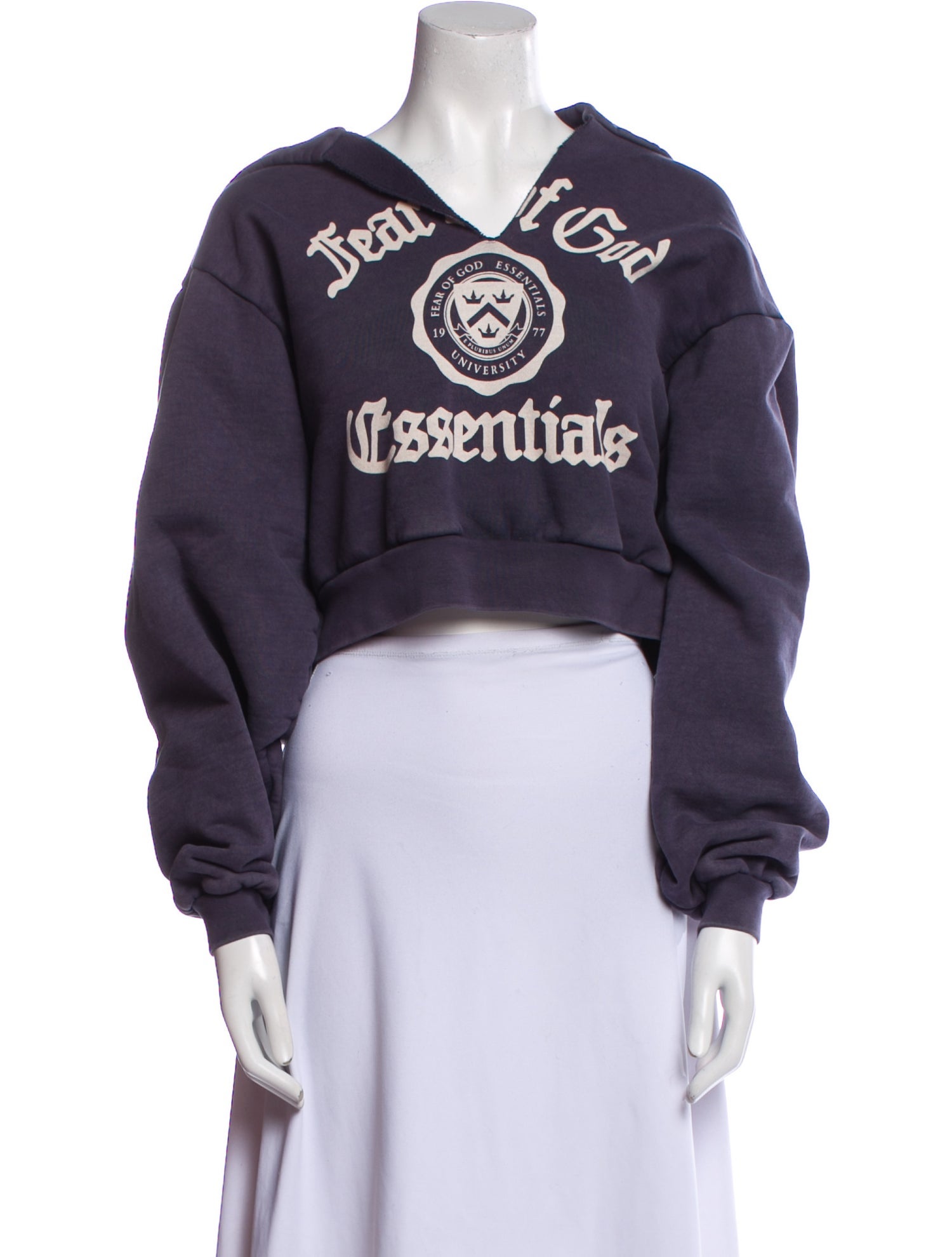 Essentials - Fear of God Graphic Print Crew Neck Sweatshirt