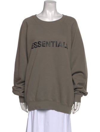 Essentials - Fear of God Graphic Print Crew Neck Sweatshirt