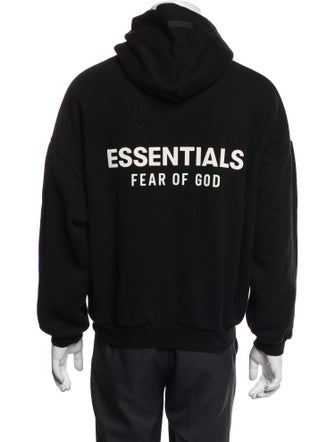Essentials - Fear of God Graphic Print Crew Neck Hoodie