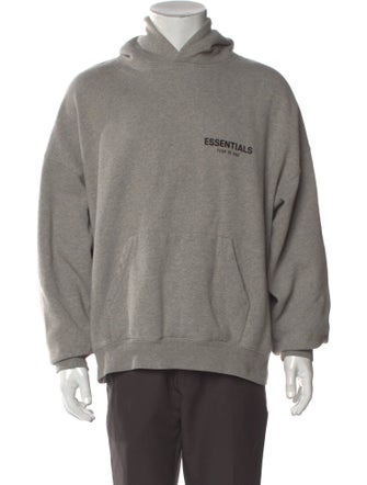 Essentials - Fear of God Graphic Print Crew Neck Hoodie