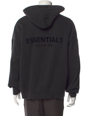 Essentials - Fear of God Graphic Print Crew Neck Hoodie