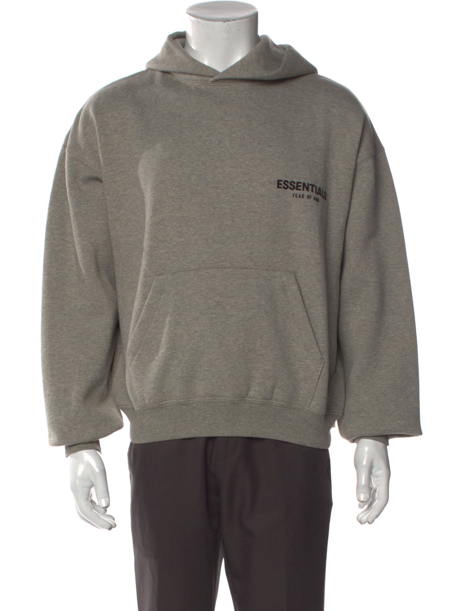 Essentials - Fear of God Signature Logo Graphic Print Hoodie w/ Tags