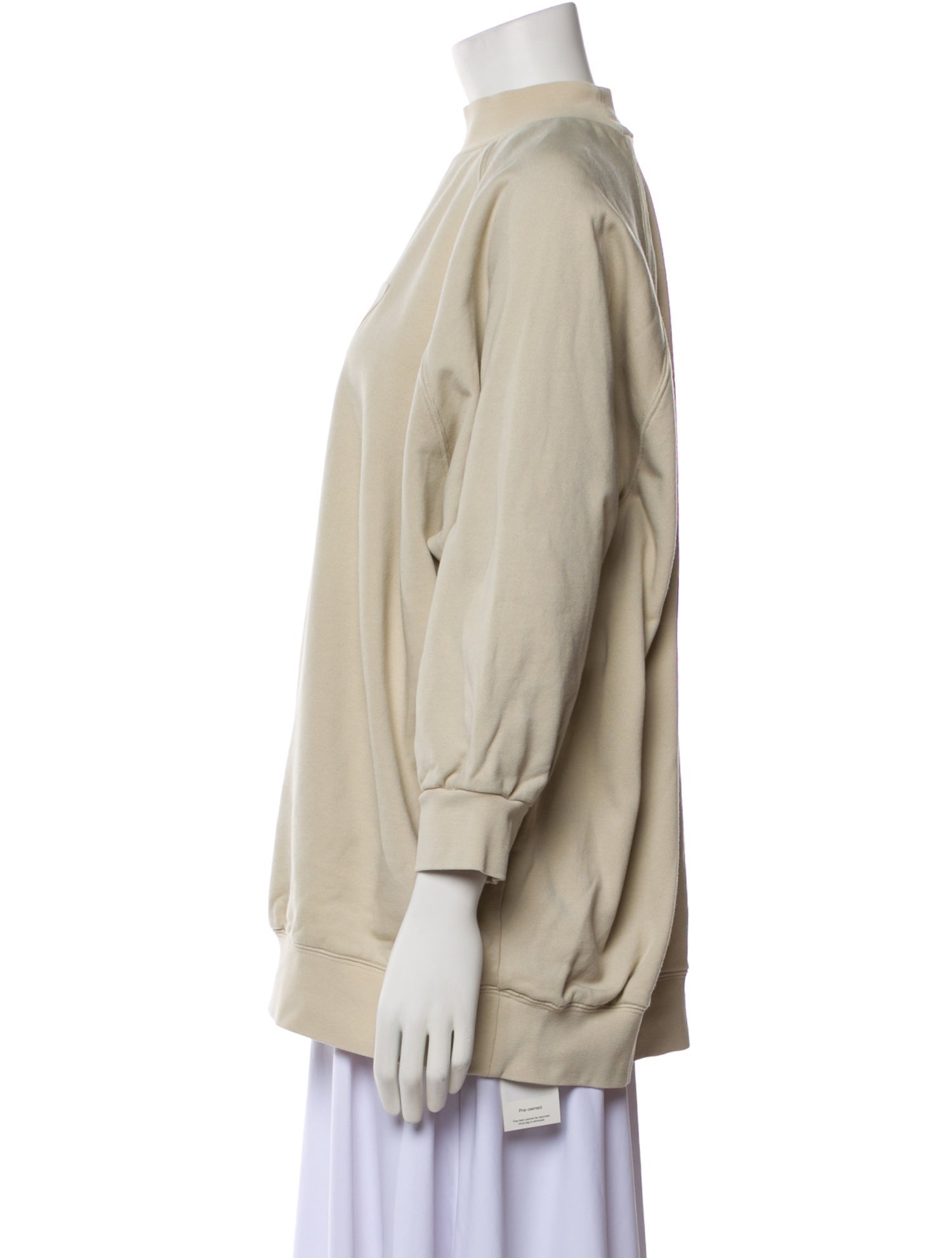 Essentials - Fear of God Mock Neck Three-Quarter Sleeve Sweatshirt