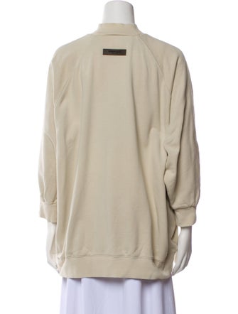 Essentials - Fear of God Mock Neck Three-Quarter Sleeve Sweatshirt