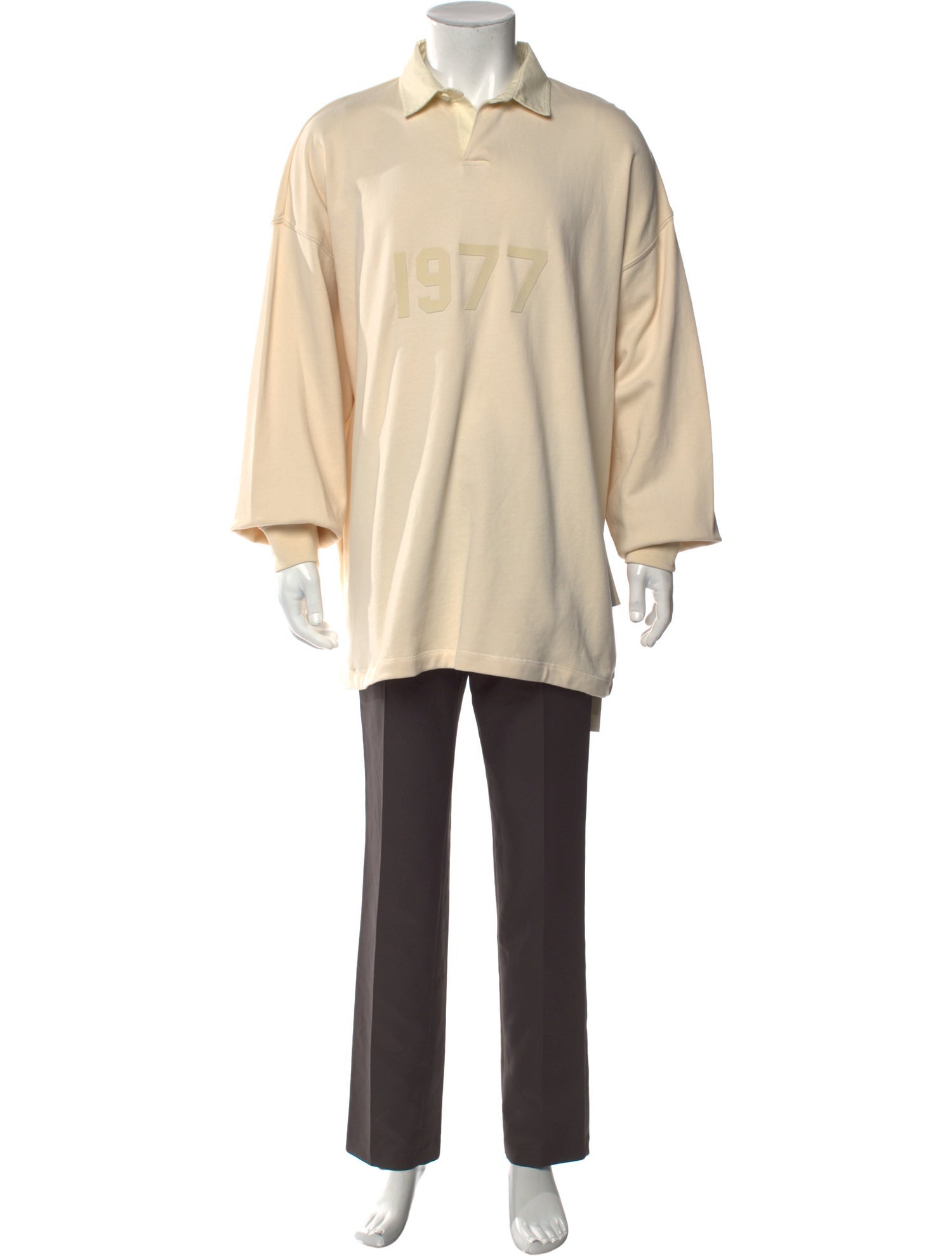 Essentials - Fear of God Collar Long Sleeve Polo Shirt w/ Tags