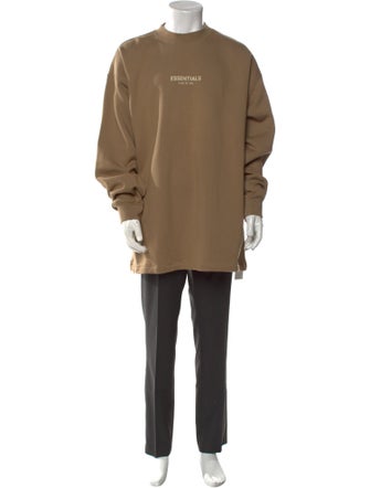 Essentials - Fear of God Graphic Print Crew Neck Sweatshirt