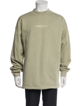 Essentials - Fear of God Graphic Print Crew Neck Sweatshirt