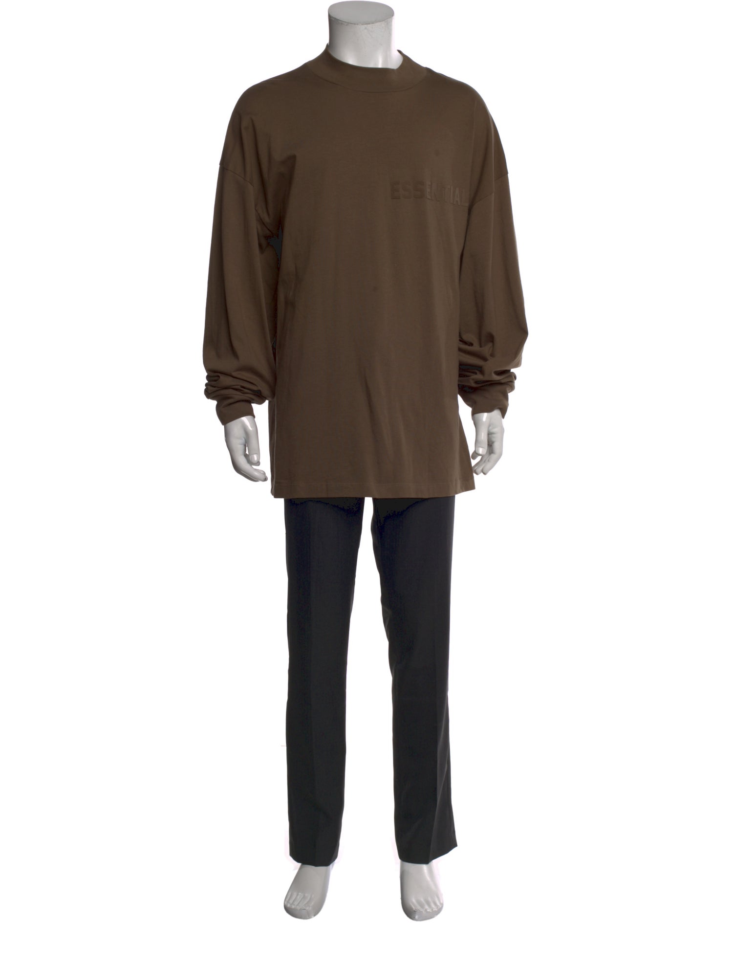 Essentials - Fear of God Mock Neck Long Sleeve Henley