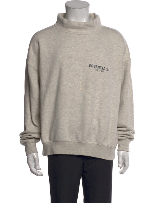 Essentials - Fear of God Graphic Print Mock Neck Sweatshirt