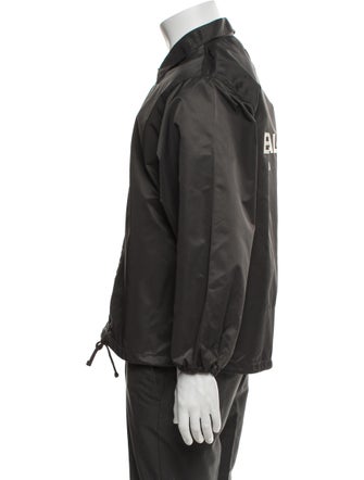 Essentials - Fear of God Logo Coach 'Jet Black' Windbreaker