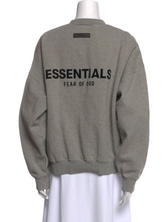 Essentials - Fear of God Graphic Print Crew Neck Sweatshirt