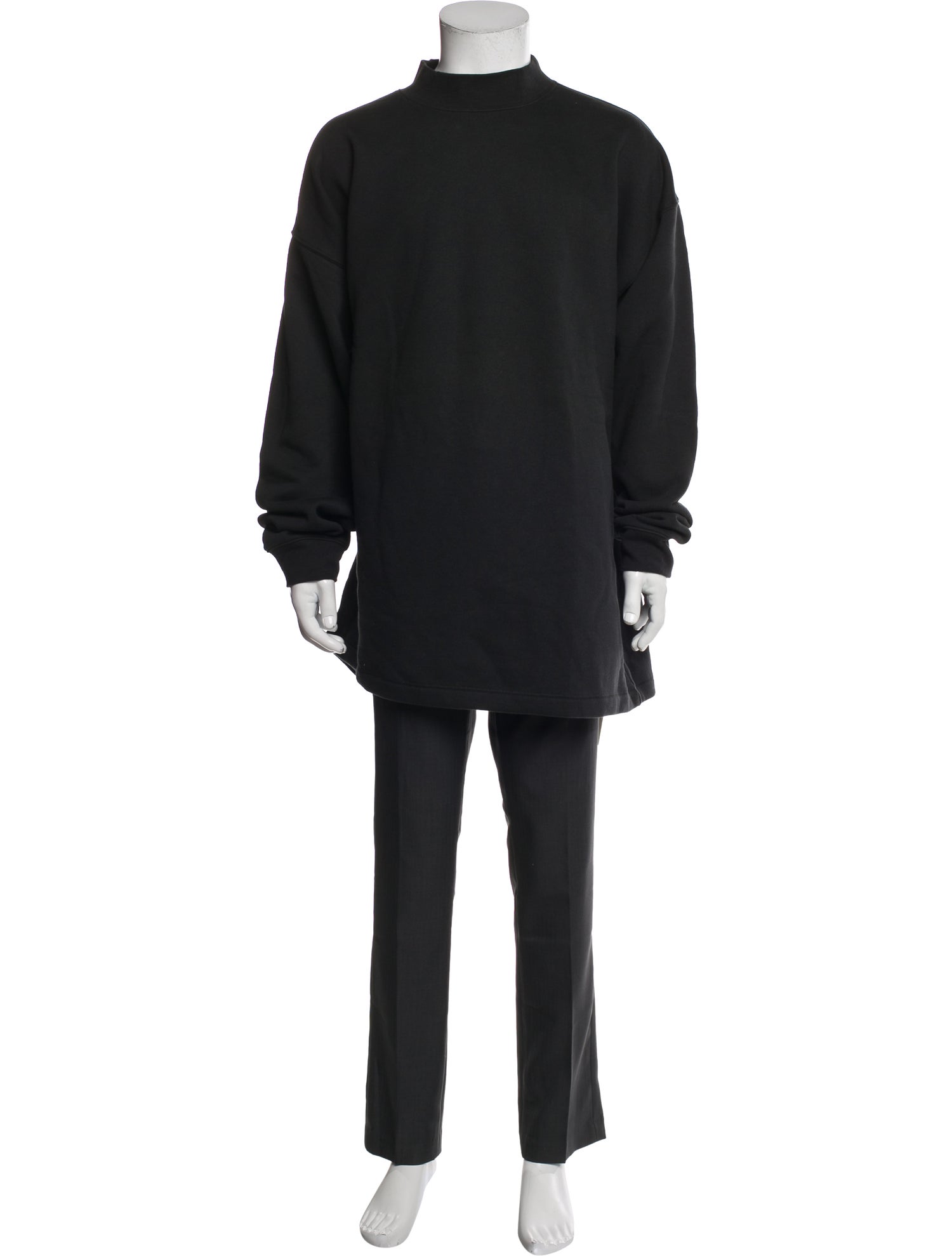 Essentials - Fear of God Mock Neck Long Sleeve Sweatshirt