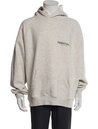 Essentials - Fear of God Graphic Print Crew Neck Hoodie