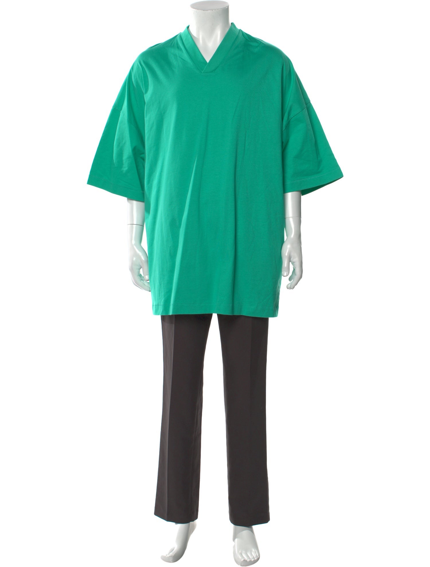 Essentials - Fear of God V-Neck Short Sleeve Henley w/ Tags