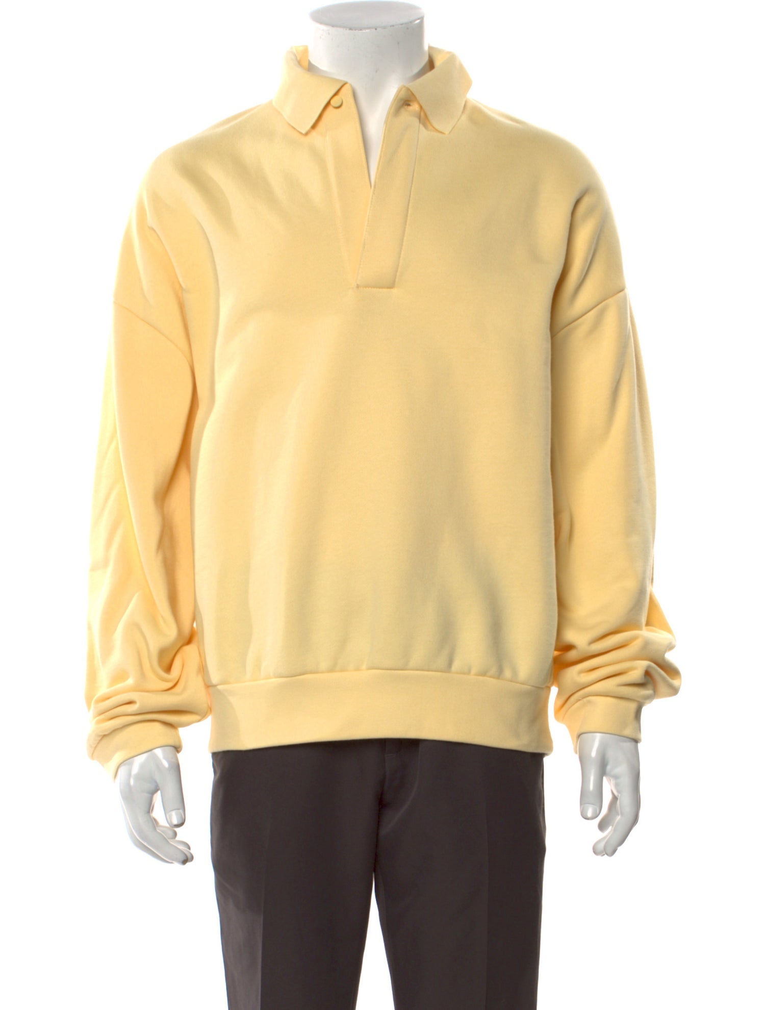 Essentials - Fear of God Collar Long Sleeve Polo Sweater