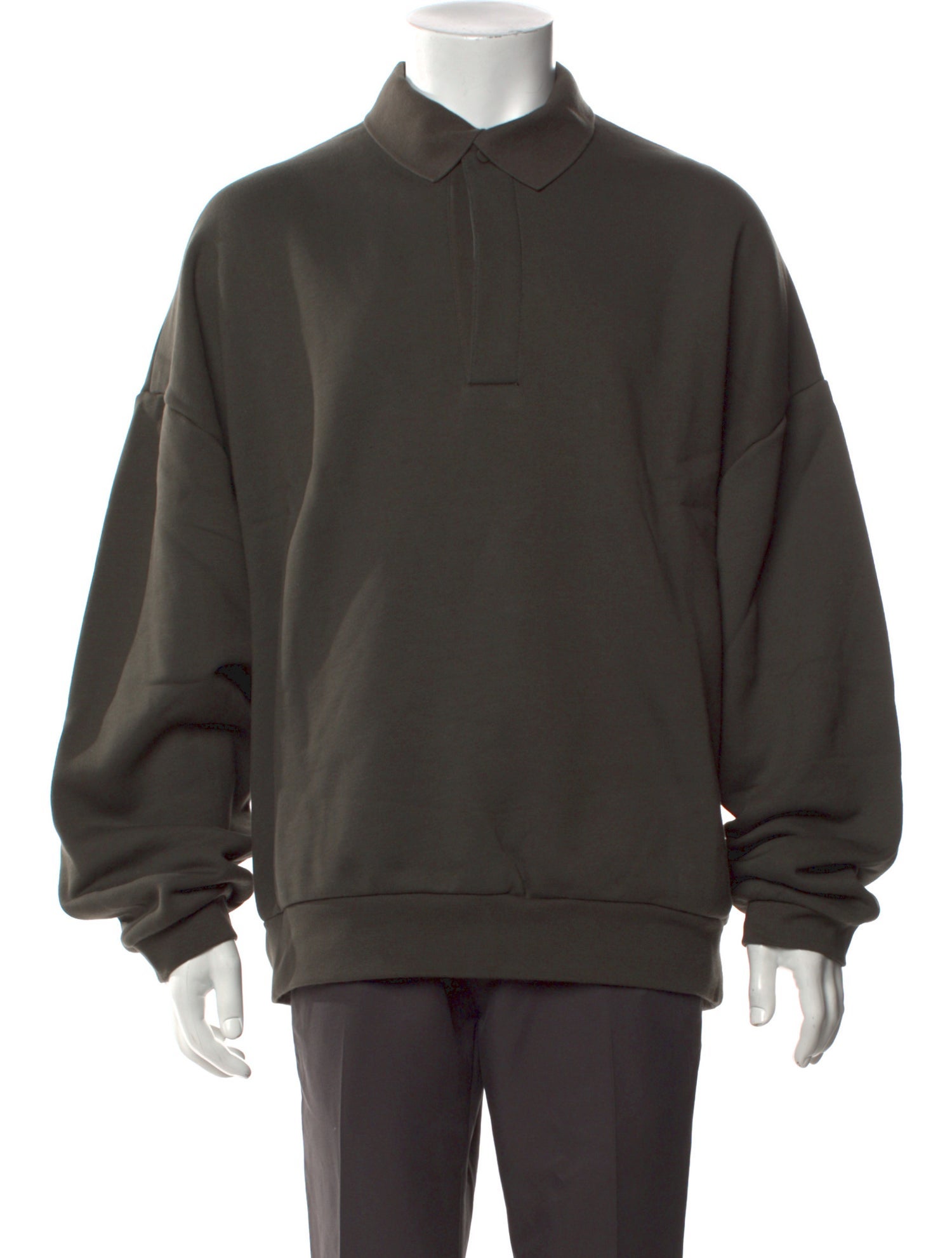 Essentials - Fear of God Collar Long Sleeve Polo Sweater w/ Tags